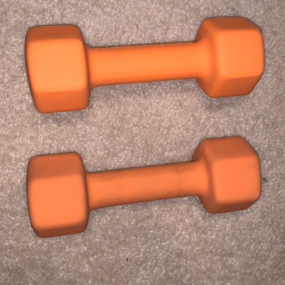 8 lb dumbells